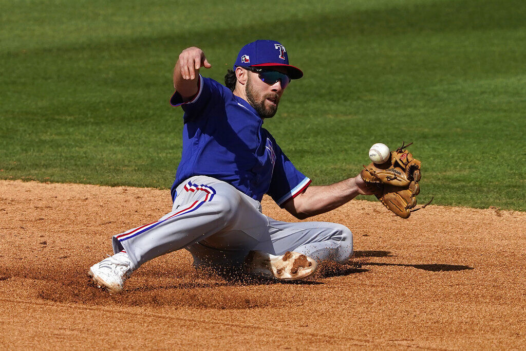 APTOPIX Rangers Angels Baseball
